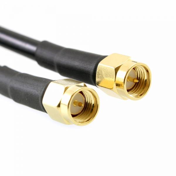 N Male to SMA Male 5m Twin Coaxial Cable