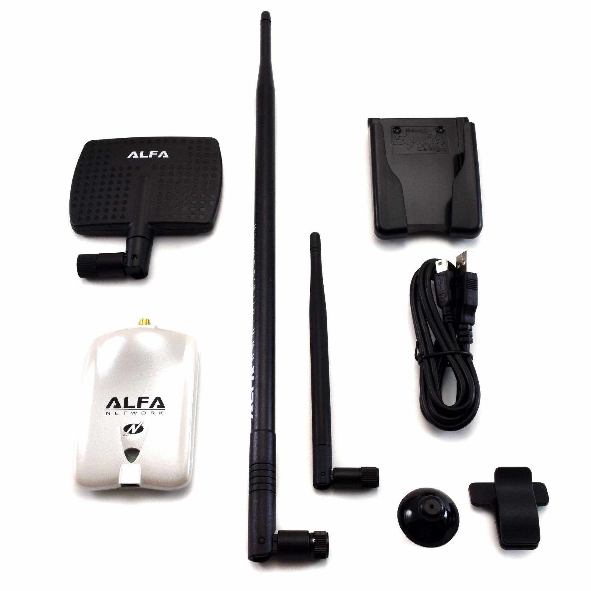 Alfa 7 dBi Directional Panel Antenna for Use W Awus036h AWUS036NH more 