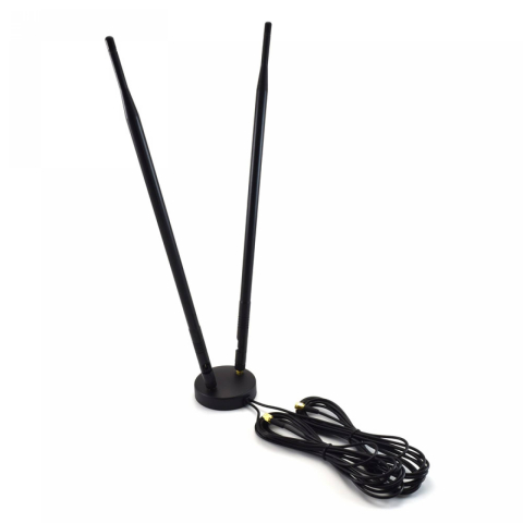 4G LTE 9dBi Indoor Dual Omni Antenna SMA Male, 3m