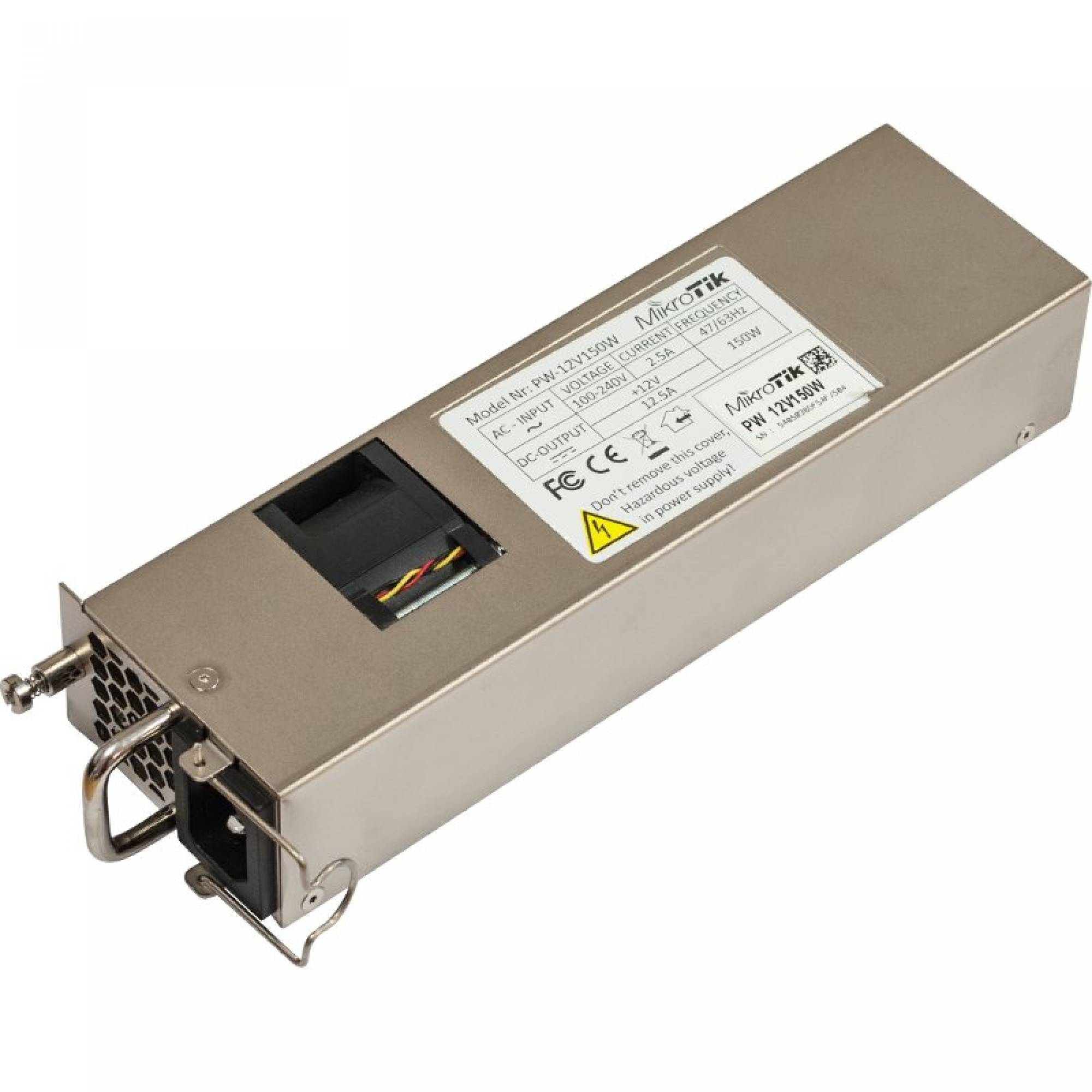 高評価! MikroTik Hot Swap PSU 12POW150 | Getic 電源ユニット