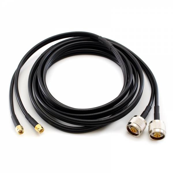 Coaxial Cable N Male / SMA Male 7.5m Duplex