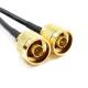 Coaxial Cable N Male / SMA Male 5m Duplex Gold