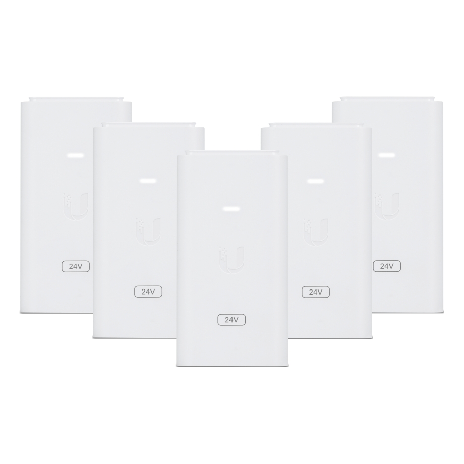 Ubiquiti Gigabit Power Adapter POE-24-12W 5-Pack