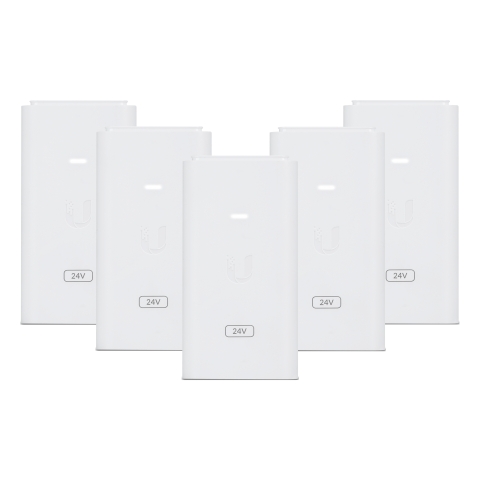Ubiquiti Gigabit Power Adapter POE-24-12W 5-Pack