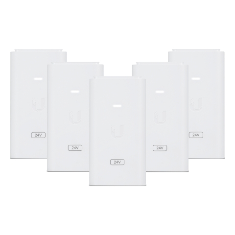 Ubiquiti Gigabit Power Adapter POE-24-12W 5-Pack