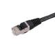 Foiled Patch Cable FTP Cat5e 0.5m black