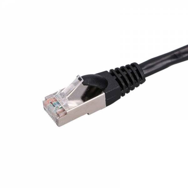 Foiled Patch Cable FTP Cat5e 5m black