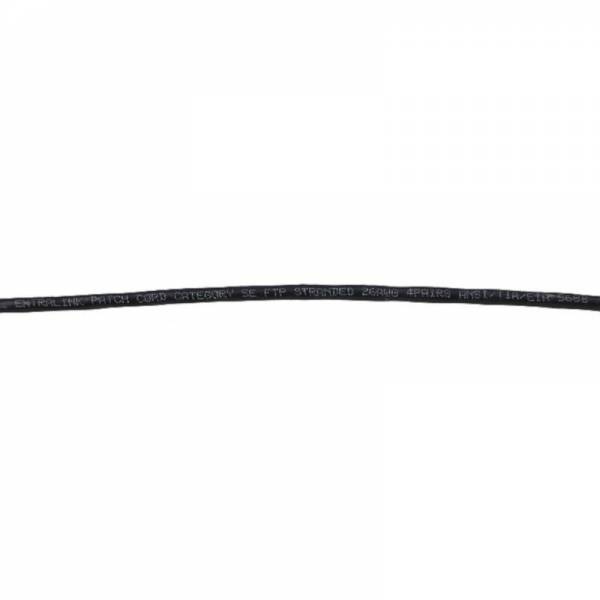 Foiled Patch Cable FTP Cat5e 5m black