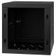 Rack Cabinet 10" 6U, 300mm, Full Door, Black