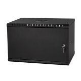 Rack Cabinet 19" 6U, 450mm, Full Door, Black