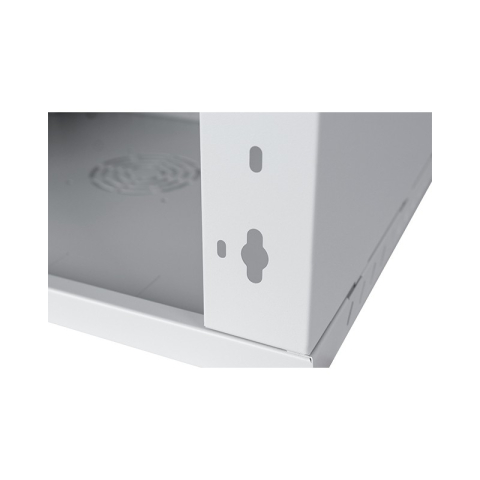 Rack Cabinet 19" 9U, 450mm, Metal Door, Gray