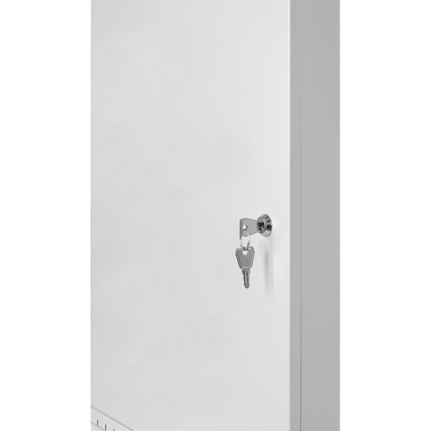 Rack Cabinet 19" 9U, 450mm, Metal Door, Gray