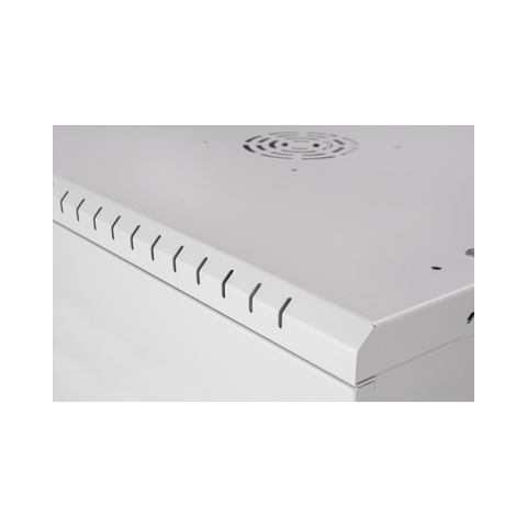 Rack Cabinet 19" 9U, 450mm, Metal Door, Gray