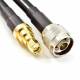 N Male to SMA Male 7.5m CF400 Coaxial Cable