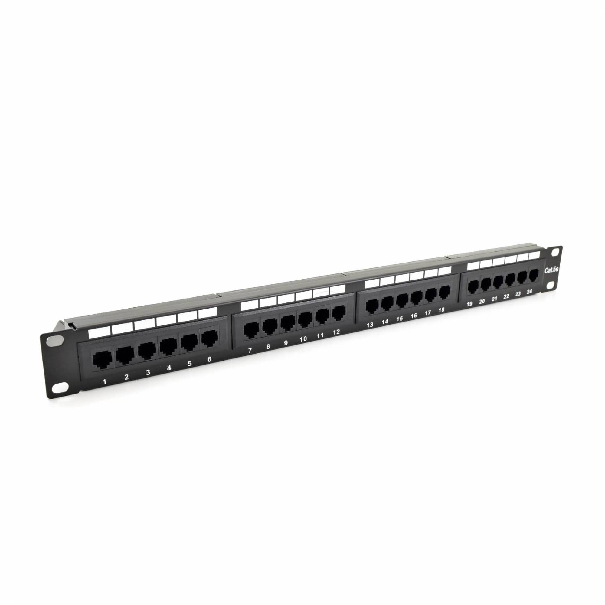Patch Panel Cat5e UTP 24 Port RJ 45 19