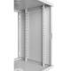 Rack Cabinet 19" 12U, 450mm, Glass Door, Gray