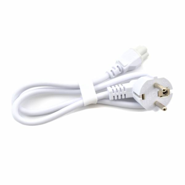 Power Cord C5 EU Plug White 65cm