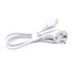 Power Cord C5 EU Plug White 65cm