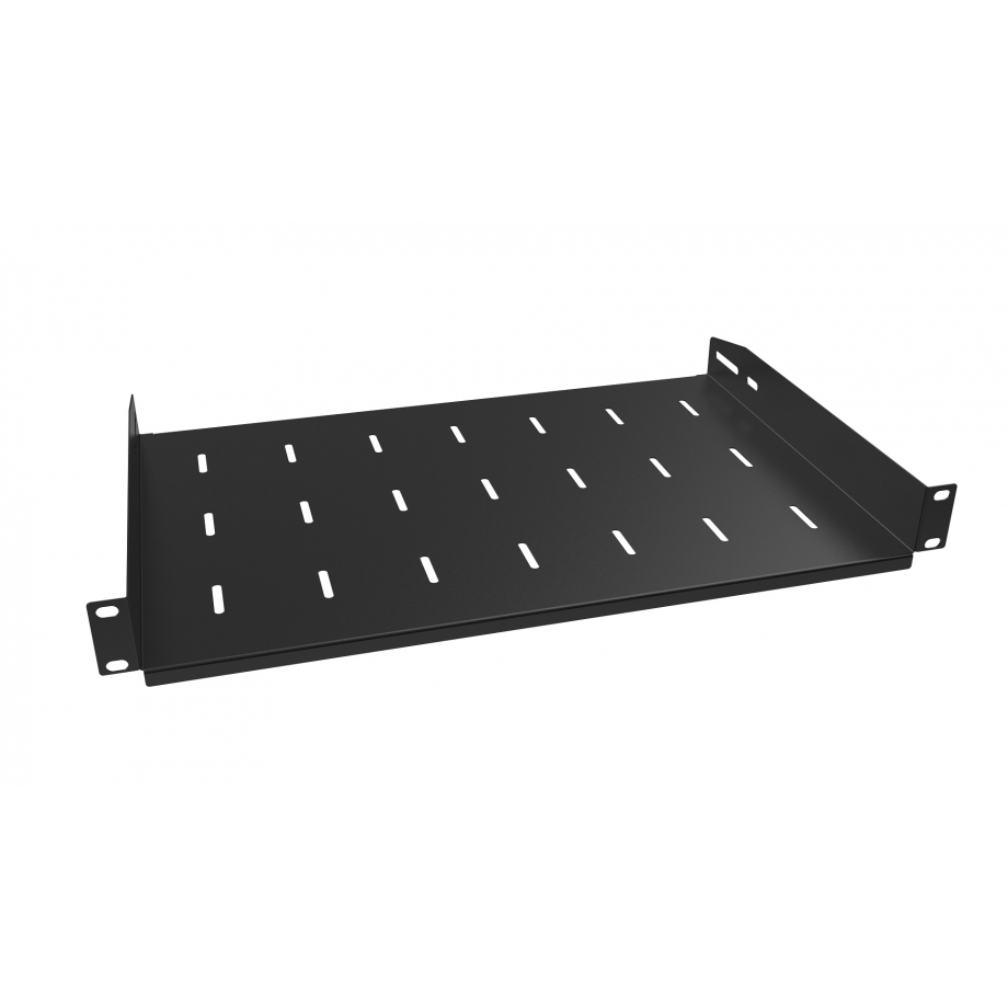 Rack Shelf 19" 1U, 300mm, Black