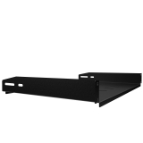 Rack Shelf 19" 1U, 300mm, Black