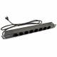 SHUCKO PDU 19" 1U 8-port(EU) diode PVC panel EU plug