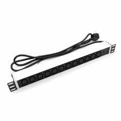 19" PDU Panel 12-port(C13), EU plug