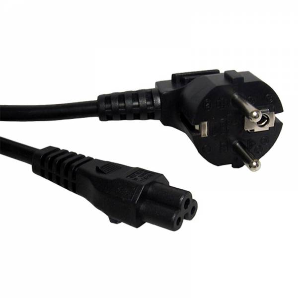 Power Cord C5 EU Plug Black 185cm