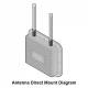 Alfa 2.4/5GHz Outdoor Omni Antenna 7/9dBi N-Male