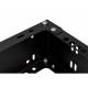 Rack Holder Wall mounted 19" 2U, 330mm, Black