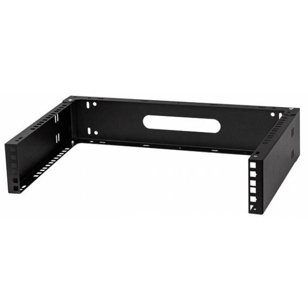 Rack Holder Wall mounted 19" 2U, 330mm, Black