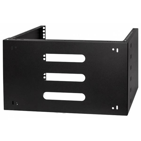 Rack Holder Wall Mounted 19" 6U, 330mm, Black