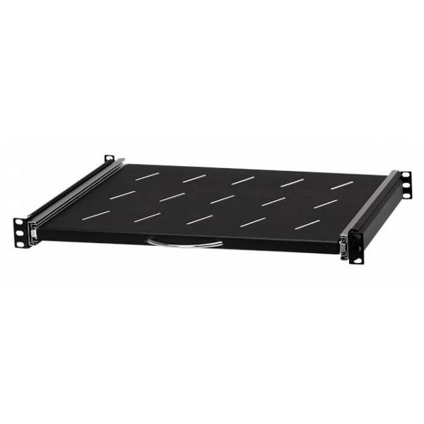 Pull-Out Shelf 19" 1U, 350mm, Black