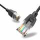 Slim Patch Cable UTP Cat6A 0.5m black