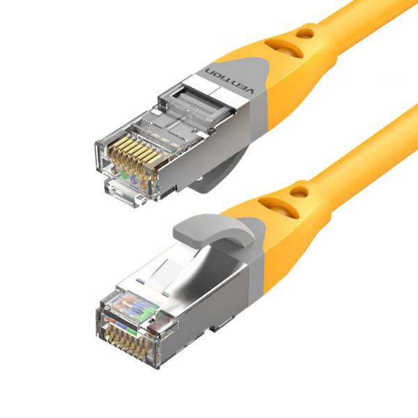 Patch Cable SSTP Cat6A 0.5m yellow