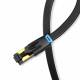 Flat Patch Cable Cat8 0.5m black