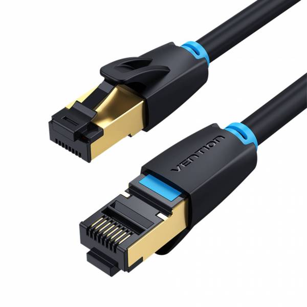 Patch Cable SSTP Cat8 0.5m black