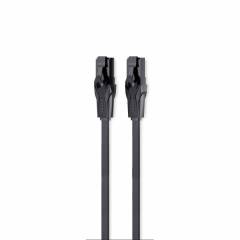 Flat Patch Cable UTP Cat6 2m black