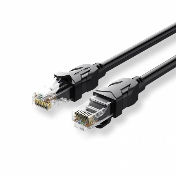 Patch Cable UTP Cat6 10m black