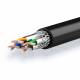 Patch Cable SSTP Cat6 1m black