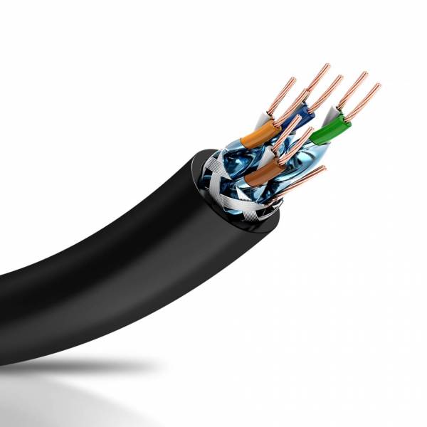Patch Cable SSTP Cat7 2m Black