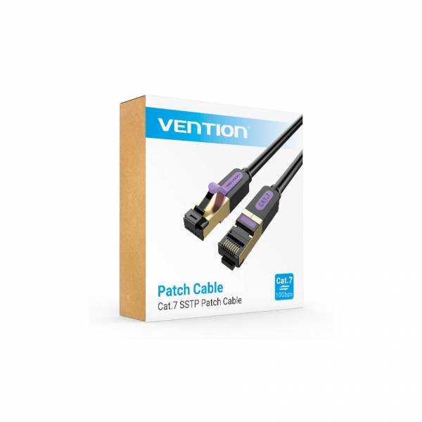 Patch Cable SSTP Cat7 15m Black