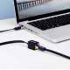 Flat Extension Patch Cable Cat7 2m Black