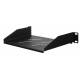 Rack Shelf 10" 1U, 150mm, Black