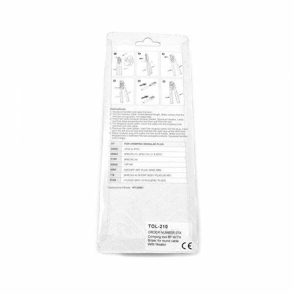 Crimping Tool for RJ45 Connectors TOL-210