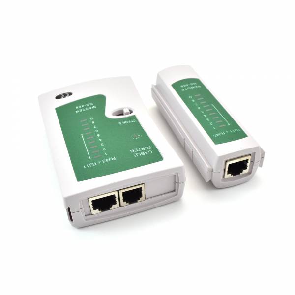 Network Phone Line Modular Plug Tester LAN Cable Tester Test RJ45/RJ11/UTP/STP 