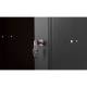 Rack Cabinet 19" 12U, 600mm, Glass Door, Black