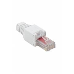 RJ45 Toolless Connector Cat6 White