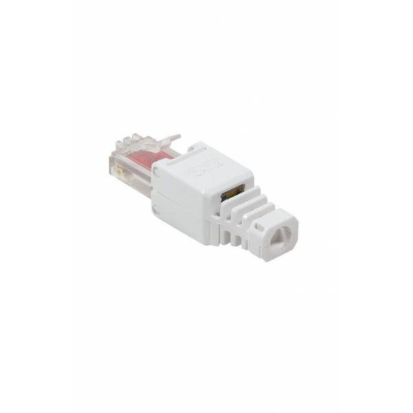 RJ45 Toolless Connector Cat6 White