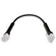 UniFi Ethernet Patch Cable Black, 0.3m