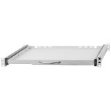 19" Pull-out shelf for keyboard and mouse, 350mm, Gray